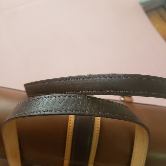 Coach Limited Edition 7547 Hampton Leather Satchel Brown Tan Y2K Vintage - Picture 14 of 16